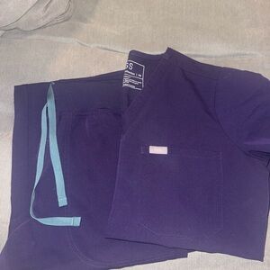 Figs Purple Jam Scrub Set